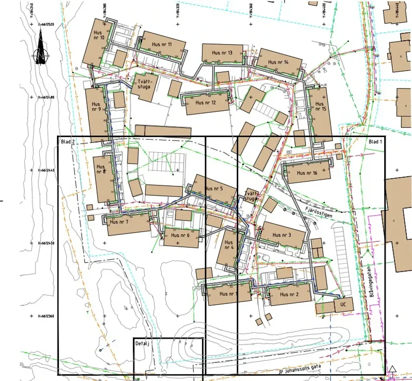 Ritning över projeket