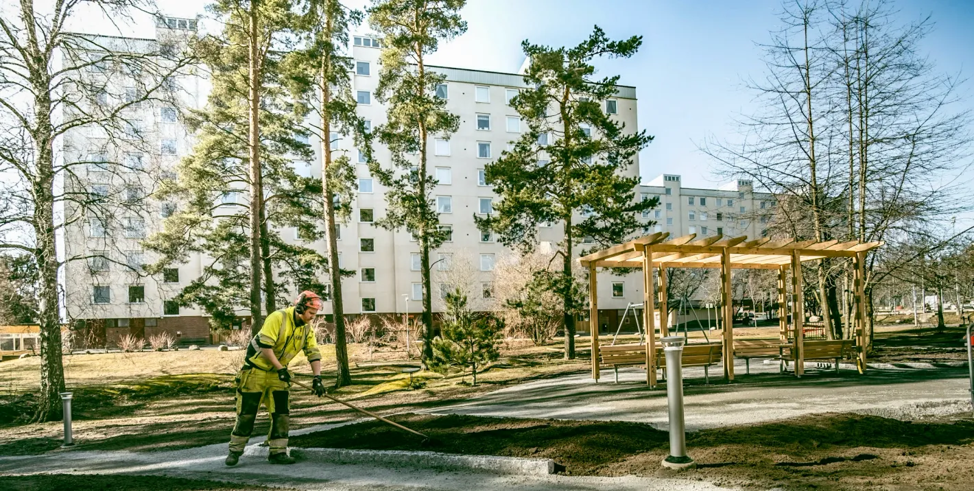 Modern architectural building